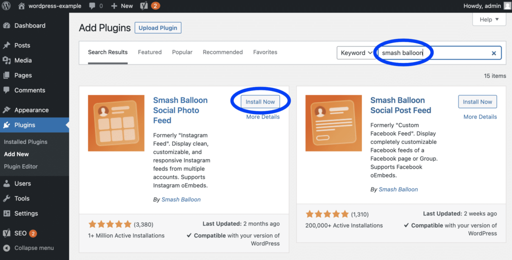 Screen Shot 2021 05 04 at 5.47.21 pm Add Plugin page in the WordPress admin portal