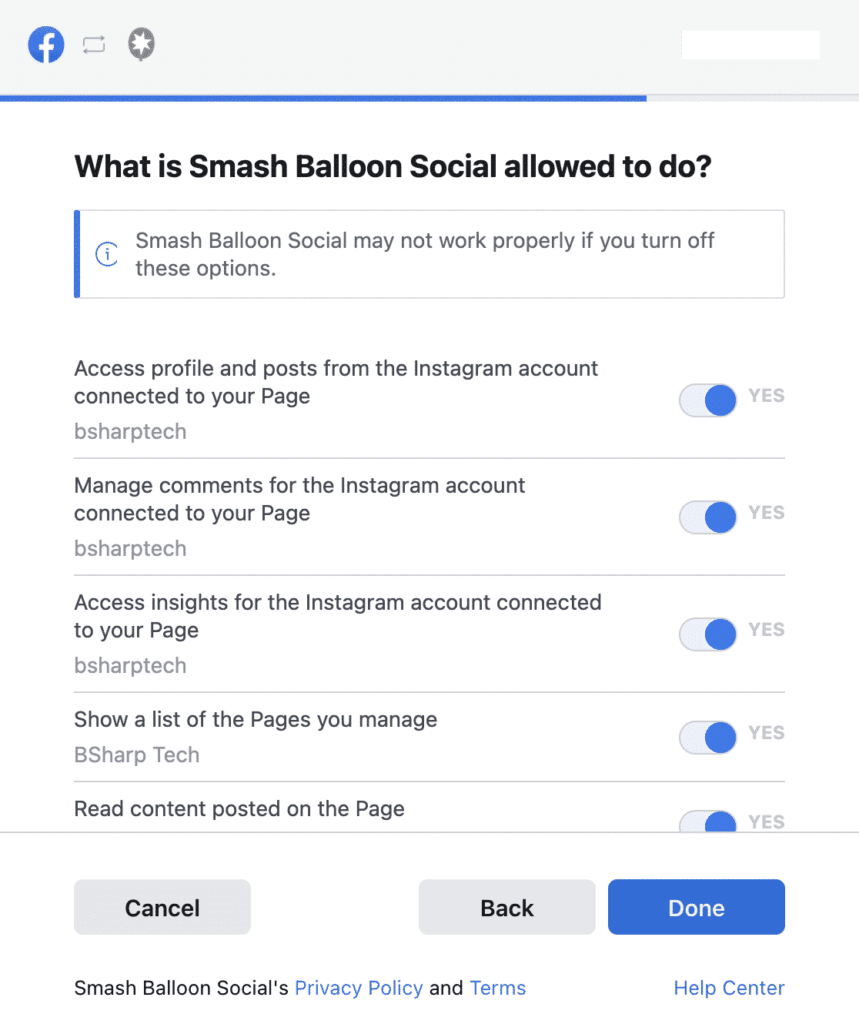 Screen Shot 2021 05 11 at 1.14.29 pm 1 smash balloon facebook allowed list