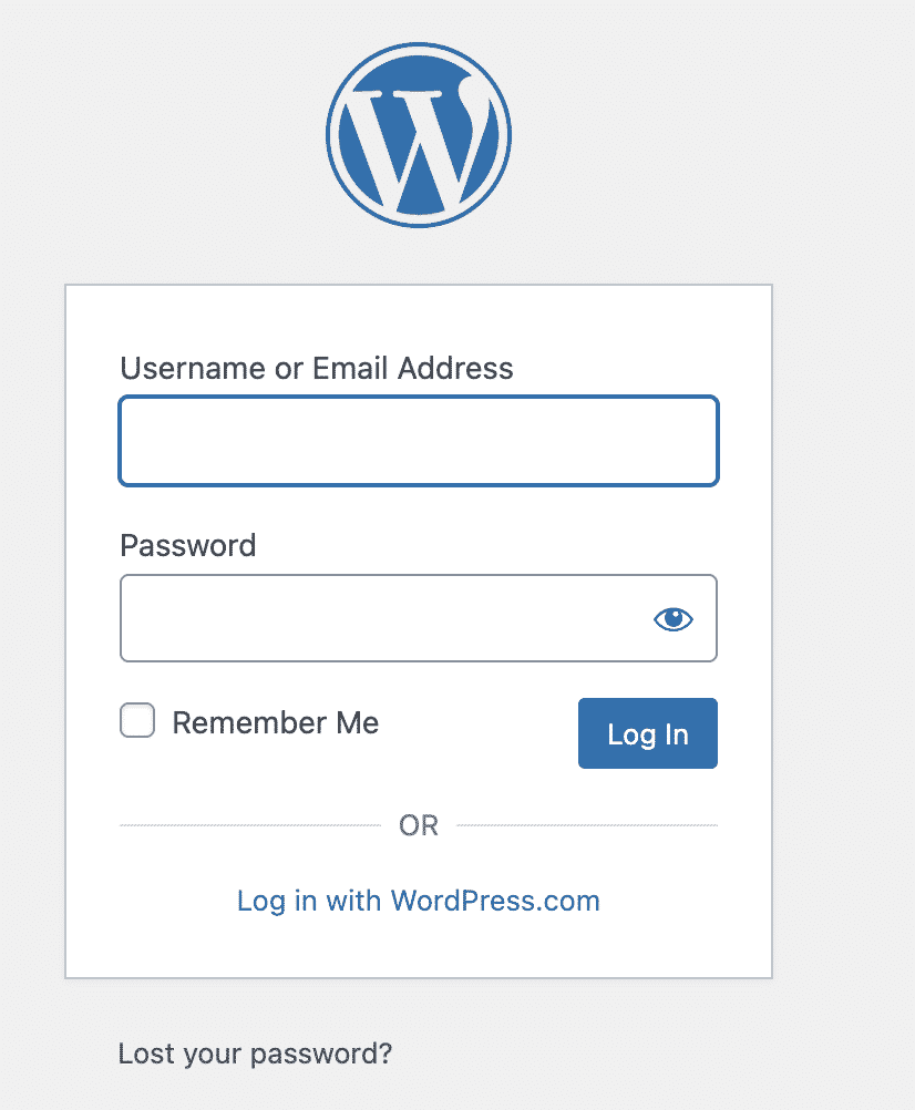 Screen Shot 2021 05 11 at 12.58.20 pm wordpress admin login